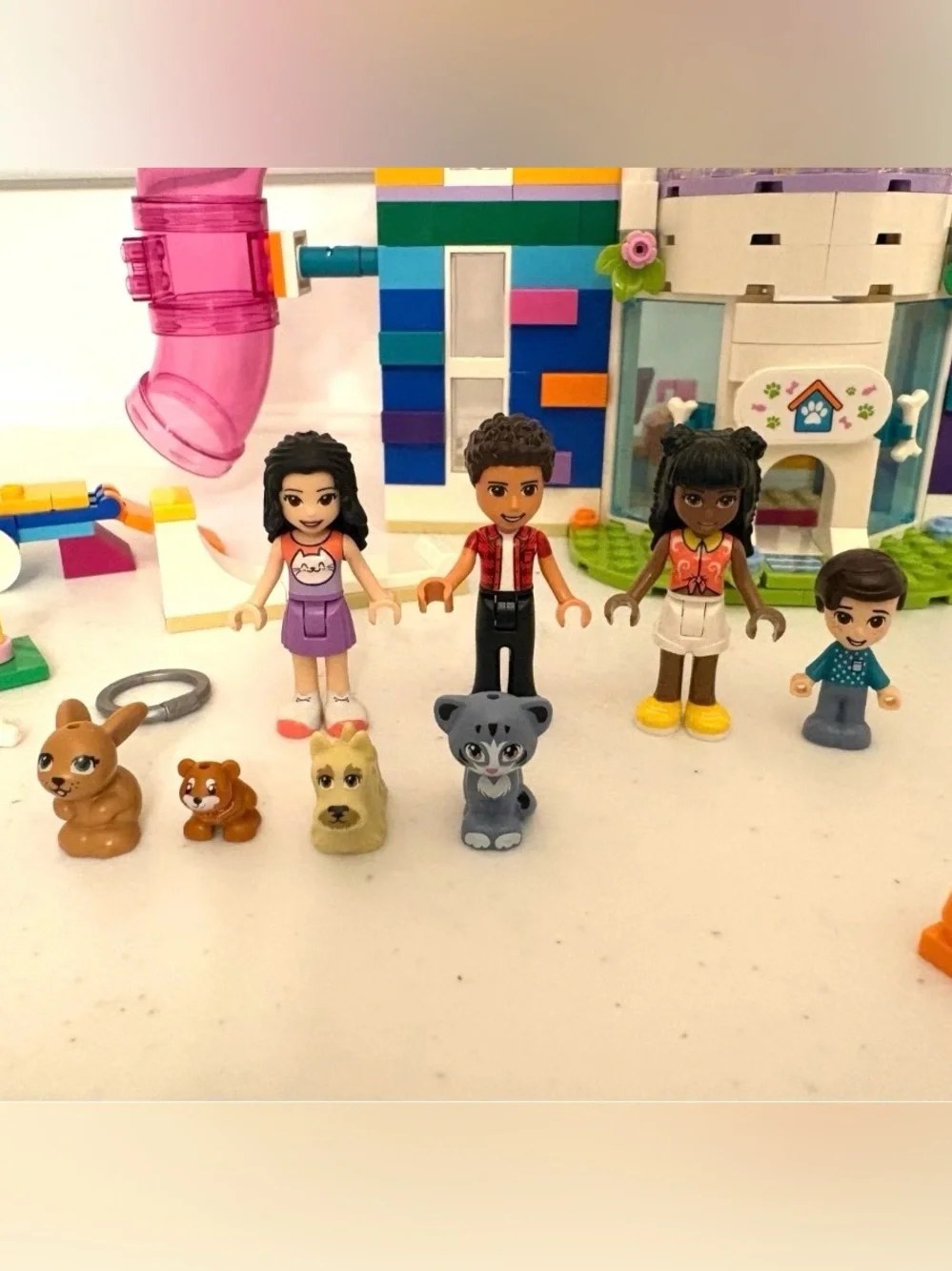 Lego Friends Retired Pet DayCare Center 41718 100% Complete Set Box instructions